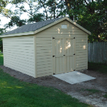 12x16 Gable 7' walls Waterford #4